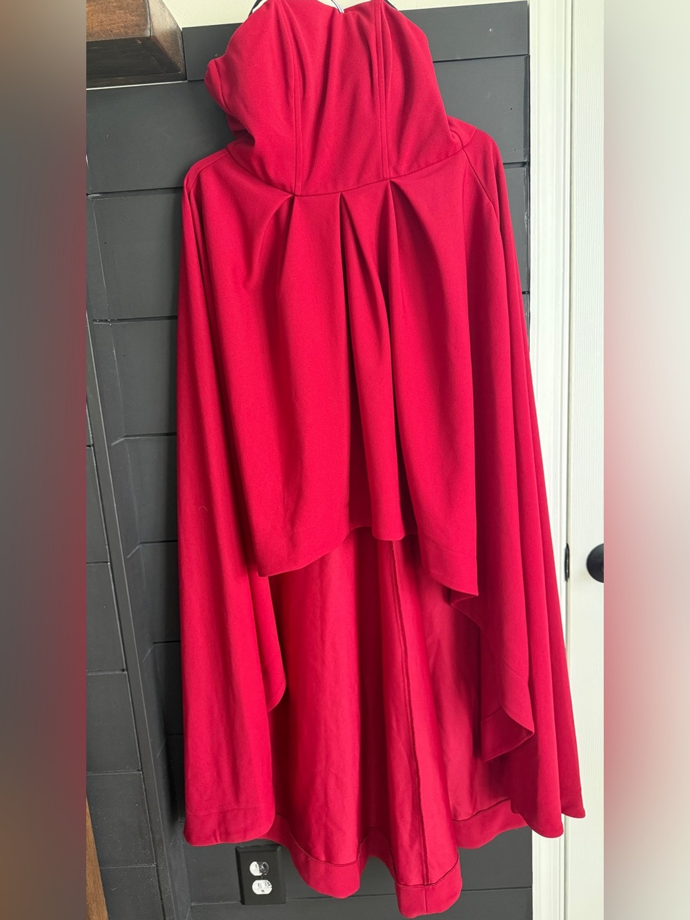 Speechless Vibrant Red  Asymmetrical Bustier Dress (strap included )